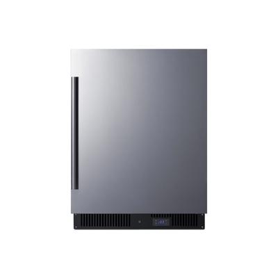Summit ALFZ53 23"W Undercounter Freezer w/ 1 Section & 1 Door, 115v, Silver