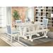 Gracie Oaks Djavon 6 - Person Dining Set Wood/Upholstered in White | Wayfair 74CB2F30C1984CAAA0665E166ADB0971