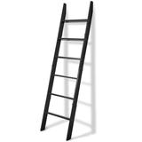 17 Stories 5.7 ft Blanket Ladder Wood/Manufactured Wood in Black | 68 H x 18.25 W x 3.5 D in | Wayfair ADA922E04B1642D595599A5105343D94