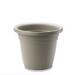 Crescent Garden In/Outdoor Emma Round Plastic Flower Pot Capuccino Colored Planter 16 Inches