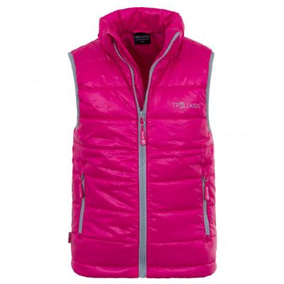 Trollkids - Kids Trondheim Vest - Kunstfaserweste Gr 104 rosa