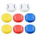 Uxcell Tennis Vibration Dampener 8 Pack Shock Absorber Yellow Red Blue White