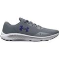 Under Armour Charged Pursuit 3 Running Shoes Synthetic Men's, Gravel/Gravel/Sonar Blue SKU - 143208