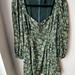 J. Crew Dresses | J.Crew Green Long Sleeve Floral Dress | Color: Green/Yellow | Size: 10