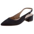 Slingpumps TAMARIS Gr. 42, blau (navy) Damen Schuhe Riemchenpumps