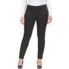 Jerseyhose KJBRAND "Jenny", Damen, Gr. 52 (26), K-Gr, grau (anthrazit), Jersey, Obermaterial: 68% Viskose, 27% Polyamid, 5% Elasthan, casual, figurbetont, Hosen, mit elastischem Schlupfbund