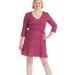 Anthropologie Dresses | Anthropologie Hutch Fox Ruffled Sateen Dress Medium | Color: Purple/Red | Size: M