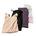 Victoria's Secret Pants & Jumpsuits | Bundle Of Women’s Xl Workout Clothes | Color: Black/Purple/Tan | Size: Xl