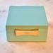 Kate Spade Storage & Organization | Kate Spade New York/Lenox Garden Drive Jewelry Box (Discounted Shipping) | Color: Blue/Gold | Size: 4” By 4” By 2”
