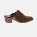 American Eagle Outfitters Shoes | American Eagle Outfitters Western Suede Leather Mules 10 | Color: Brown/Tan | Size: 10