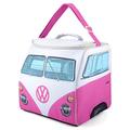 Board Masters - Volkswagen Isolierte Kühltasche-Box-Thermotasche-Campingcooler-Picknicktasche T1 Bulli Bus (Pink)