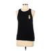 French Pastry Los Angeles Tank Top Black Halter Tops - Women's Size Medium