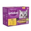 96x85g Senior 7+ Poultry Selection in Gravy Whiskas Wet Cat Food