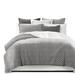 The Tailor's Bed Cajsa Standard Cotton Coverlet Set Polyester/Polyfill/Cotton in Gray | Twin Bedspread + 1 Standard Sham + 2 Throw Pillows | Wayfair