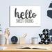 Gracie Oaks Hello Sweet Cheeks Sign by Marla Rae - Unframed Print Plastic/Acrylic | 12 H x 16 W x 0.13 D in | Wayfair