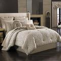 Rosdorf Park Jahair Jacquard 4 Piece Comforter Set Polyester/Polyfill in Brown | California King Comforter + 3 Additional Pieces | Wayfair