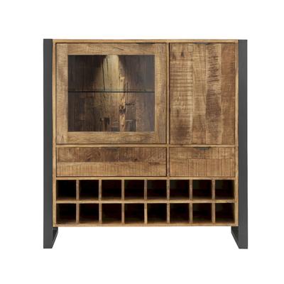 MassivHolz »Cayro« Weinschrank 116x113x42 cm Image