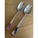 Antique Pair of George III Teaspoons London 1814 Thomas Wallace and Jonathan Hayne