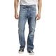 Silver Jeans Co. Herren Craig Easy Fit Bootcut Jeans, Light Marble Indigo, 30W / 30L
