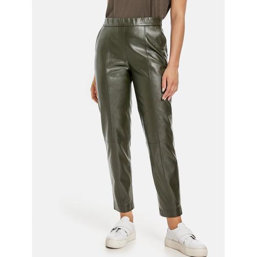 Gerry Weber Beschichtete Hose Damen oliv, 42