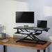 Ergonomic 31" Height Adjustable Standing Desk Tabletop Black