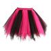 Woman Tutu Princess Skirt Fluffy Mixed Color Skirt Supporting Studio Photography Silk Mini Skirt Denim Skirts for Women Midi Length Leather Mini Skirt Stretchy Skirt Pleated Tennis Skirts for Women