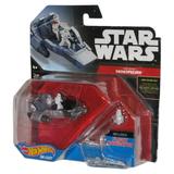 Star Wars Hot Wheels First Order Snowspeeder (2015) Starships Toy Vehicle - (Minor Shelf Wear)