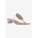 Wide Width Women's Abriana Sandals by J. Renee in Clear Natural (Size 11 W)