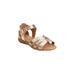 Wide Width Women's The Christiana Sandal By Comfortview by Comfortview in Platinum (Size 9 W)