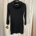 Athleta Dresses | Athleta Merino Wool Cowl Neck Sweater Dress - Small. Great Condition. | Color: Black | Size: S