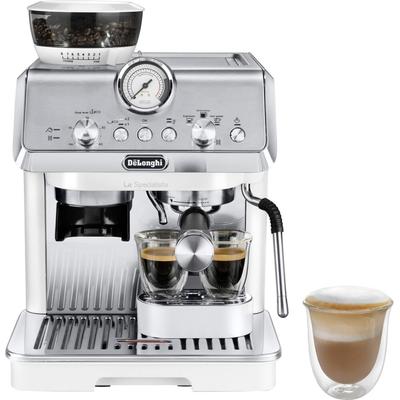DE'LONGHI Espressomaschine "LA SPECIALISTA EC9155.W", gebürstetes edelstahl und weiß, B:27,5cm H:40cm T:36,5cm, Kaffeemaschinen, weiß, Siebträger mit MyLatte Art System Image