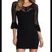 Free People Dresses | Free People City Girl Body Con Dress In Black | Color: Black | Size: Xs
