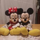 Disney Toys | Disney Parks 20" Inch Mickey & Minnie Mouse Plush Toy | Color: Red | Size: 20 Inch