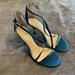 Jessica Simpson Shoes | Jessica Simpson Strappy High Heels Shoes | Color: Blue/Green | Size: 10