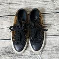 Converse Shoes | Black And Gold Sequin Converse All Star Sneakers | Color: Black/Gold | Size: 6.5