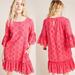 Anthropologie Dresses | Anthropologie Dani Lace Tunic Dress In Pink | Color: Pink | Size: 10