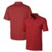 Men's Cutter & Buck Crimson Alabama Tide Forge Pencil Stripe Stretch Polo