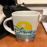 Disney Kitchen | Ceramic Disney Cup With Spoon | Color: White | Size: 4” High X 3 1/2” Wide