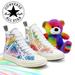 Converse Shoes | Converse Chuck Taylor Chuck 70 Unity Unisex Pride High Top Rainbow Sneakers | Color: Blue/Pink | Size: Various