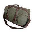 aztex Premium Collection Oversized Canvas Holdall Travel Carry On Duffel Bag Overnight Weekend Bag Unisex Travel Holdall 55 x 26 x 37cm, Army Green (Personalised)