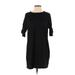 ASOS Casual Dress - Shift: Black Solid Dresses - Women's Size 4