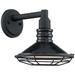 Blue Harbor; 1 Light; Small Outdoor Wall Sconce; Gloss Black Finish