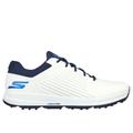 Skechers Men's GO GOLF Elite 5 - GF Shoes | Size 11.5 | White/Navy | Synthetic/Textile | Arch Fit