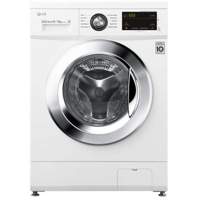 LG - Front waschtrockner 60cm 8kg 1400t a weiß f854m22wr