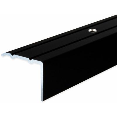 Winkelprofil Aluminium eloxiert Schwarz Breite 24.5 mm Höhe 18 mm Länge 1000 mm Gebohrt