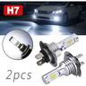 2 H7 led Ampoules de phares de voiture dc 12-24V Xenon White Daytime Running High Low Beam 55W