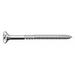 ZORO SELECT U30000.024.0350 Wood Screw, #14, 3-1/2 in, Zinc Plated Steel Flat