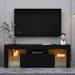 Large TV Stand TV Base Stand with LED Light TV Cabinet