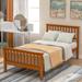 Stylish And Comfortable 100% Pine Structure Wood Platform Bed Twin Bed with Headboard And Footboard, Easy To Assemble