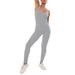 Yoga Jumpsuits for Women Sleeveless Crisscross Backless Butt Lift Legging Romper One Piece Athletic Workout Bodycon Bodysuit